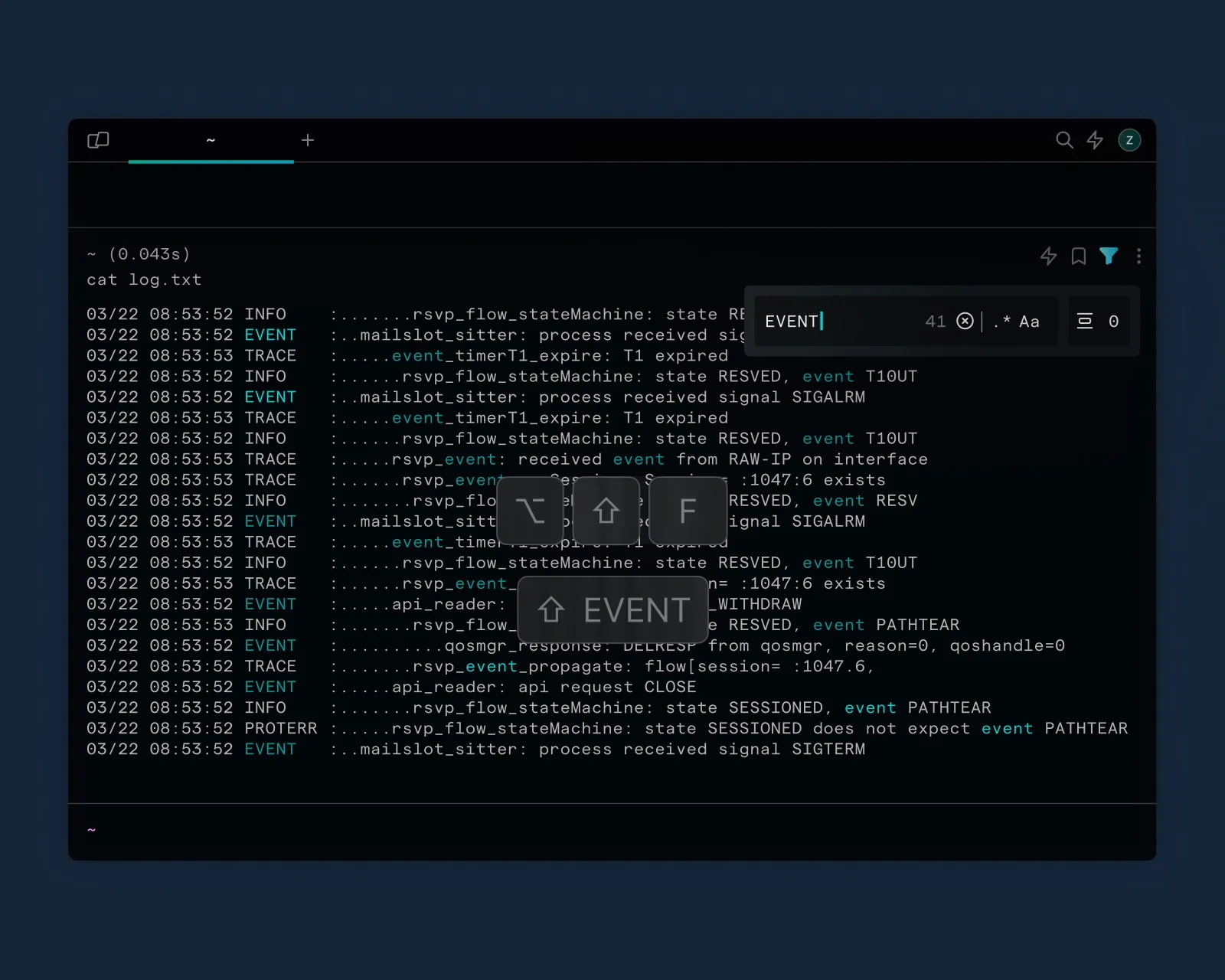 Warp smart completions suggesting CLI flags