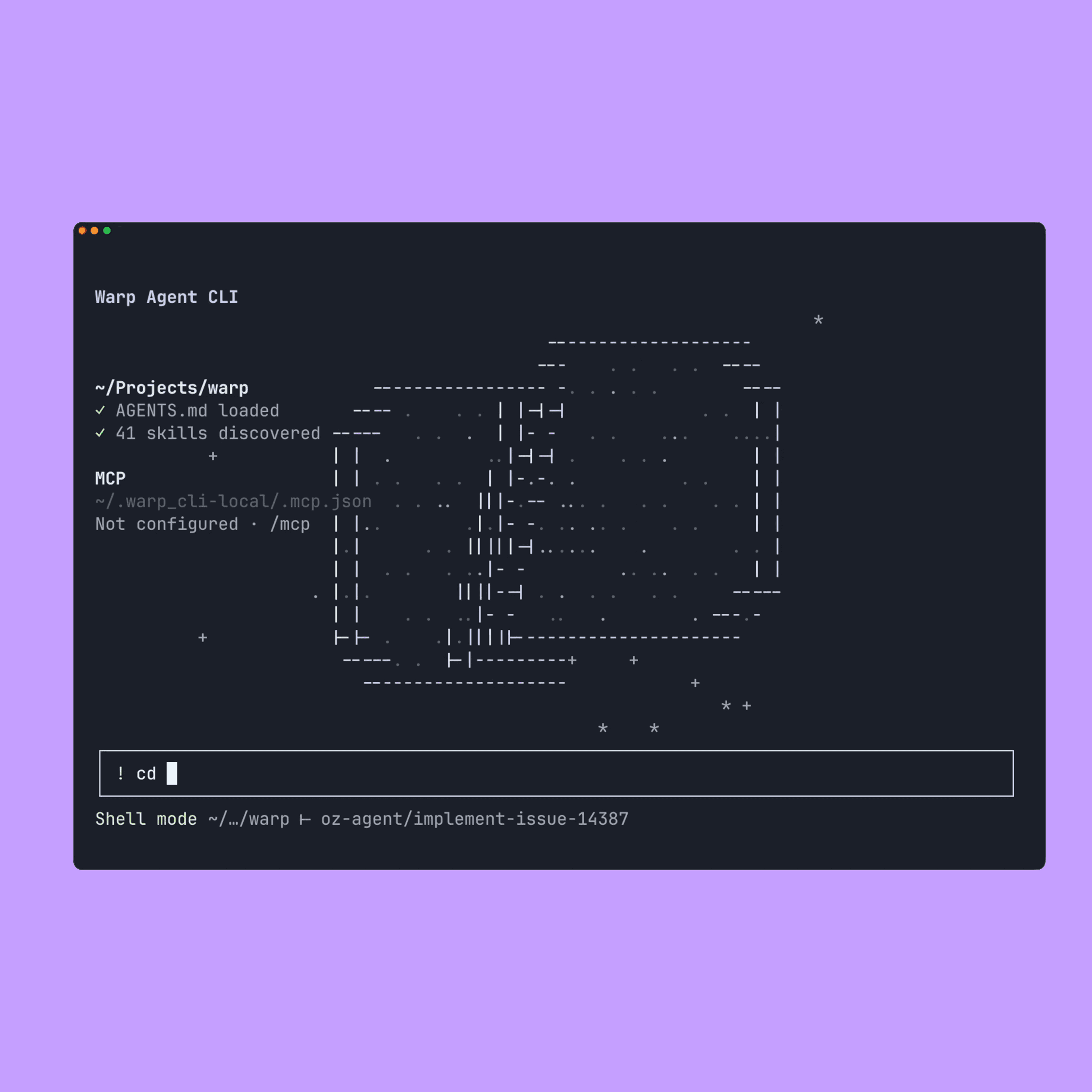 Warp Agent CLI product image
